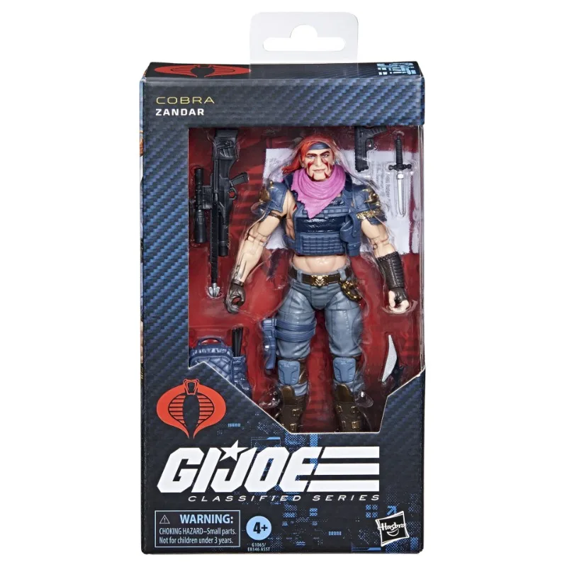 Hasbro G.I. Série classée Joe: #146, Nouvelle figurine d'action Dreadnok Zandar