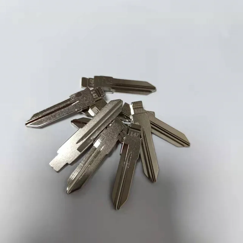 10pcs/lot GT10 Key Blank #147 Blank Metal Uncut Flip KD VVDI Remote Key Blade For IVECO