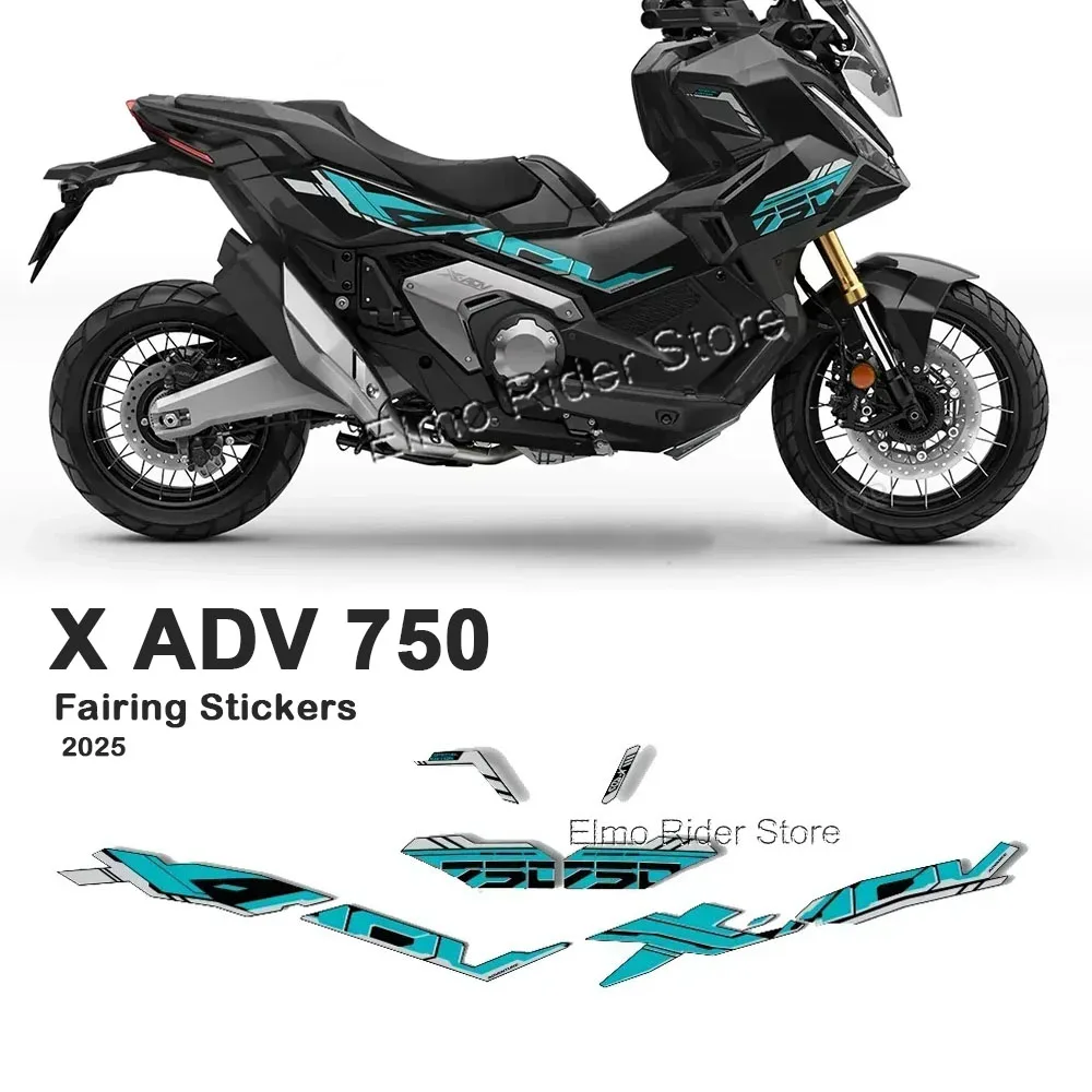 

For Honda X-ADV 750 X ADV 750 XADV 750 2025 Modification Accessories Motorcycle Fairing Sticker Decal Anti-Scratch PVC Sticker