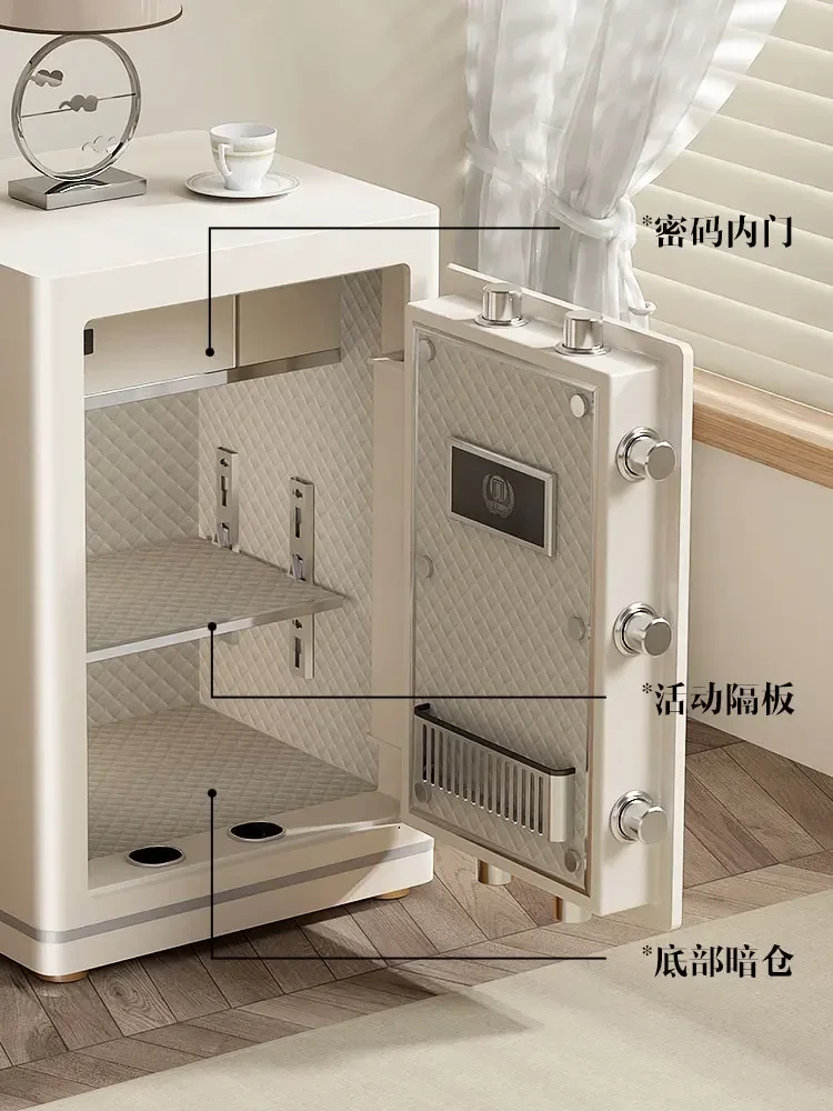 Customizable Effie Fort Safe, Household Small Smart WIFI Safe, 3S National Standard Certification, Fingerprint Password, Bedside
