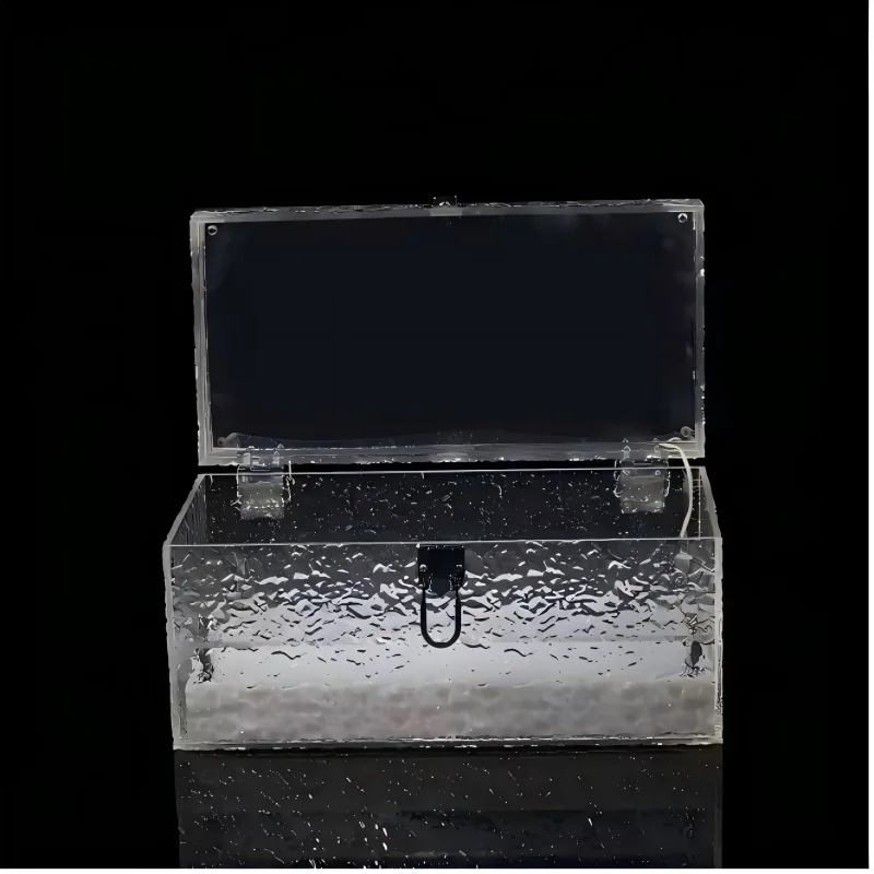 Bar KTV luminous wine box explosion frozen acrylic champagne display stand nightclub atmosphere