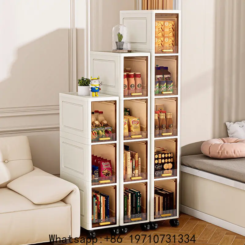 Folding Crevice Storage Cabinet Kitchen Crevice Rack