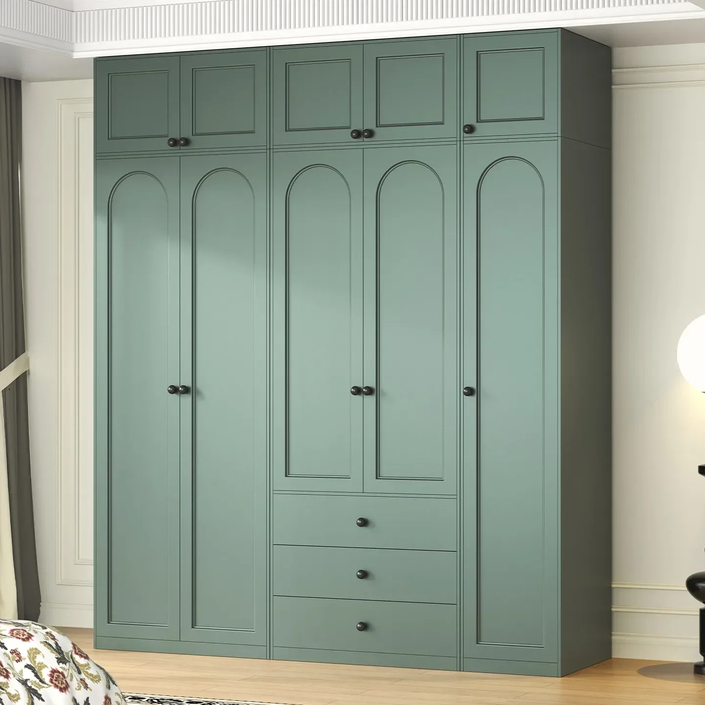 Steel Wardrobe Home Bedroom Cloakroom Storage Locker Wardrobex14