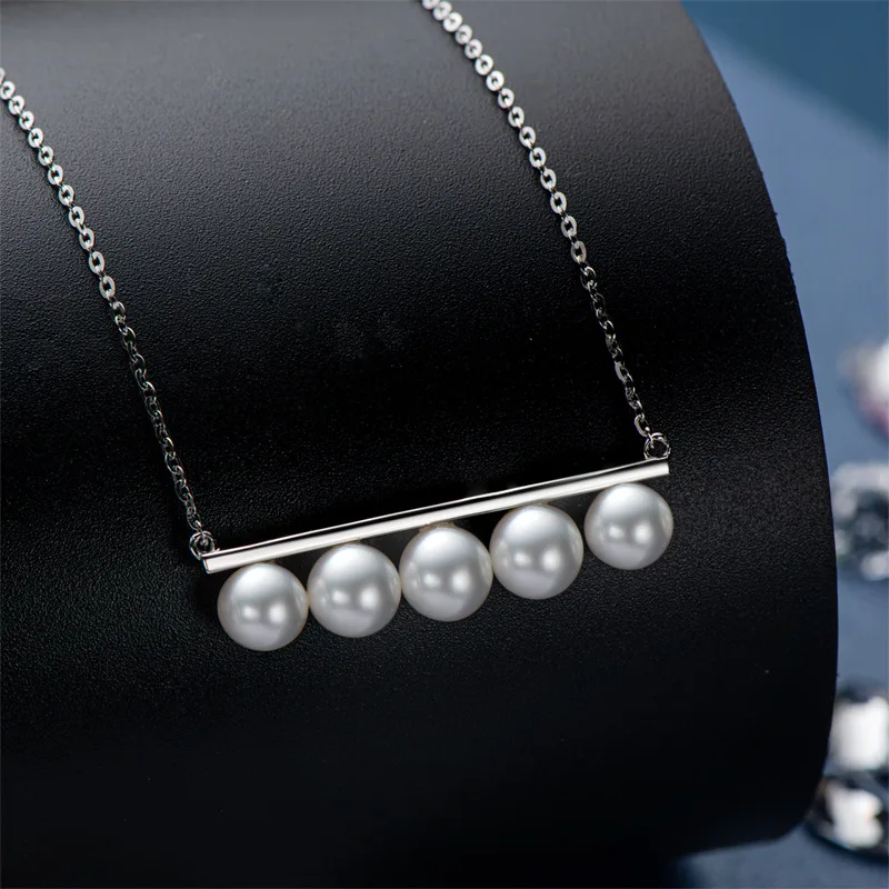 Natural Freshwater Pearl Necklace for Women Chain