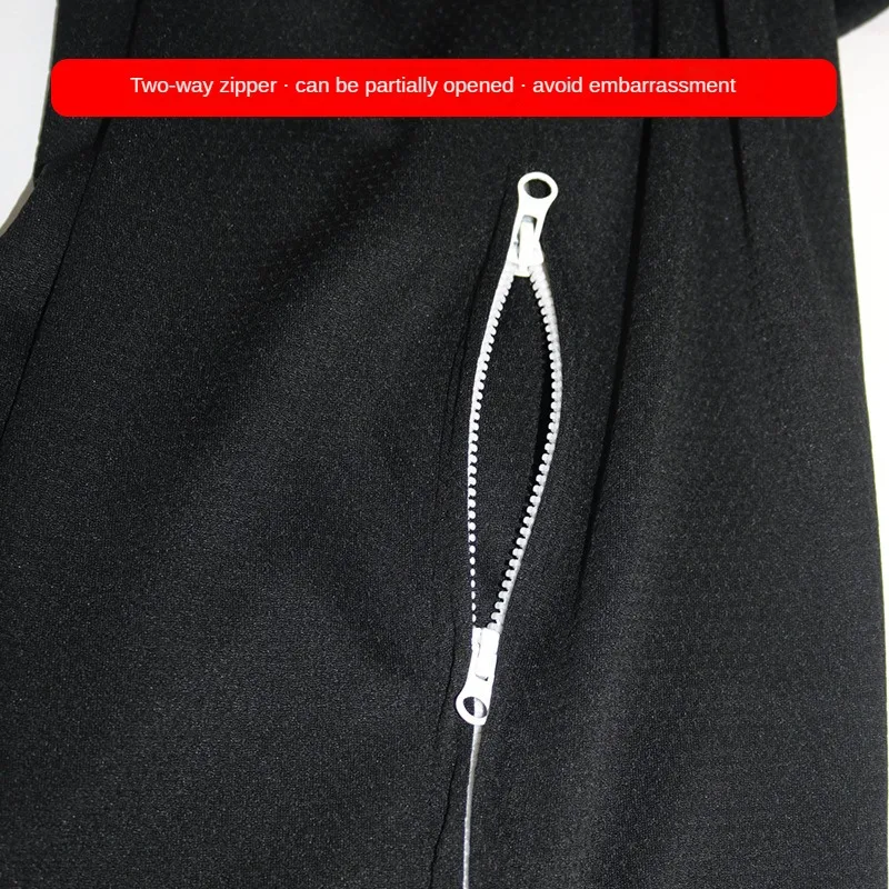 Easy On and Off Bilateral Zipper Pants for Elderly Care, Post-Fracture Paralysis Bedridden Convenience Pants