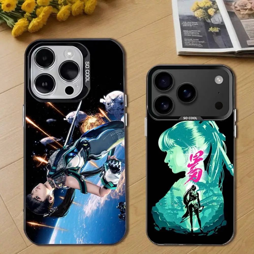 

Stellar-S Game B-Blade Phone Case For iPhone 17,16,15,14,13,12,11,Pro,Max,Plus,E,Air,Mini Black Tpu Cover