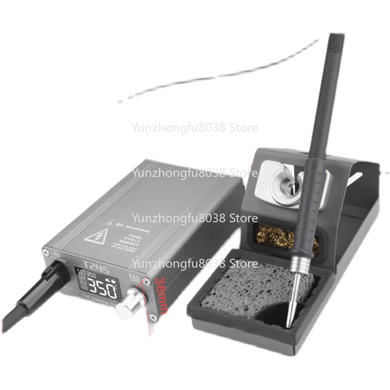 T245 Welding Station 130W 3s Heating Solder LCD Digital Display Rework Station with C245 Soldering Iron Head Telephone Repair