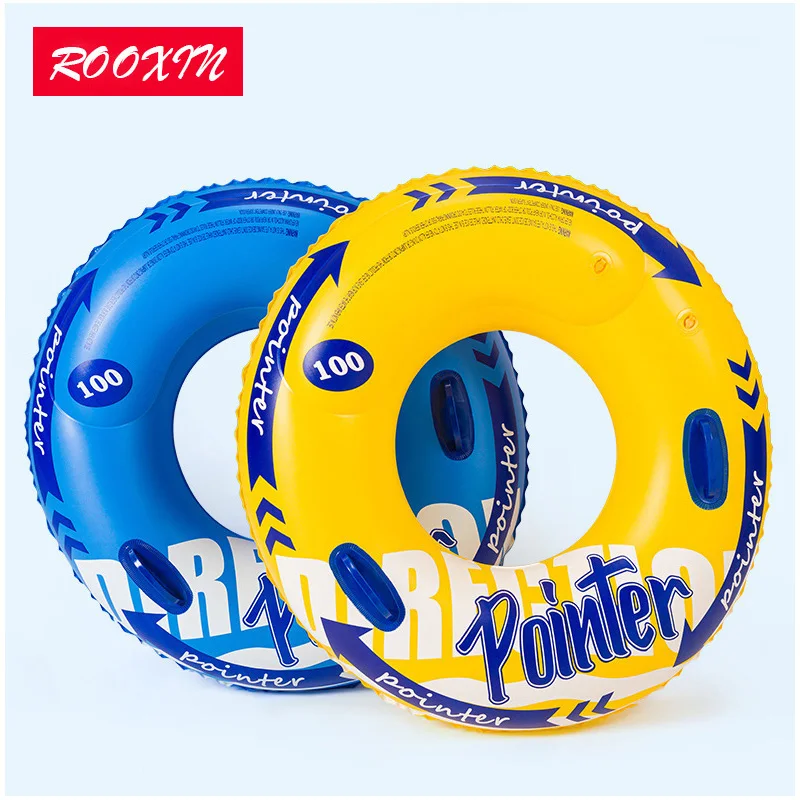 ROOXIN Thickened  Swim Ring Float For Adult Swimming Circle Inflatable Toy Swimming Ring Tube Pool Beach Water Play Equipment