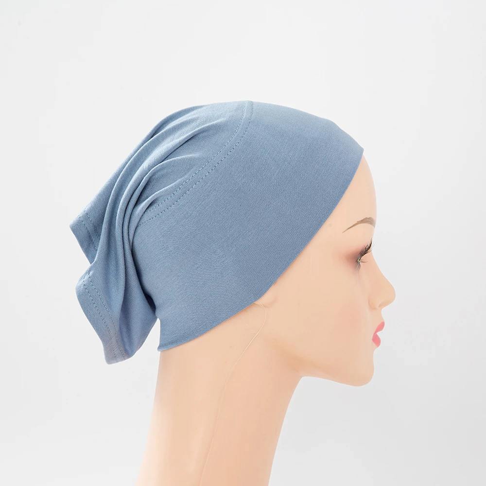 56 farben Mode Frauen Innere Hijab Rohr Muslimischen Kappe Motorhaube Plain Islamischen Underscarf Bambus Jersey Undercaps