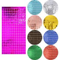 Luxury Great Event Decor Wall Background Curtain Party Decoration Festival Celebrations Backdrop Decorations Square Sequin Panel
