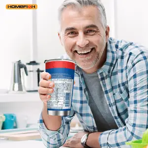 20 Oz Filter Oli Mesin Termos Vakum Baja Tahan Karat Gelas Berinsulasi Dinding Ganda dengan Sedotan dan Tutup Cangkir Minuman Panas Dingin Dapat Digunakan Kembali 8 penjualan terbaik mengurangi gelas - №