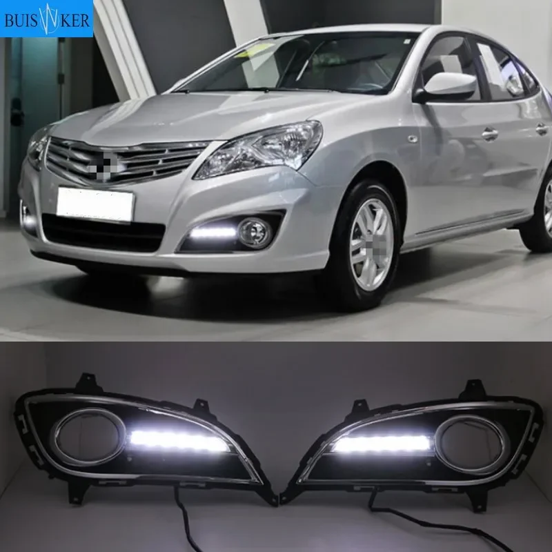 

2pcs LED DRL For elantra High brightness guide LED DRL led fog lamps daytime running lights For Hyundai elantra 2011-2016