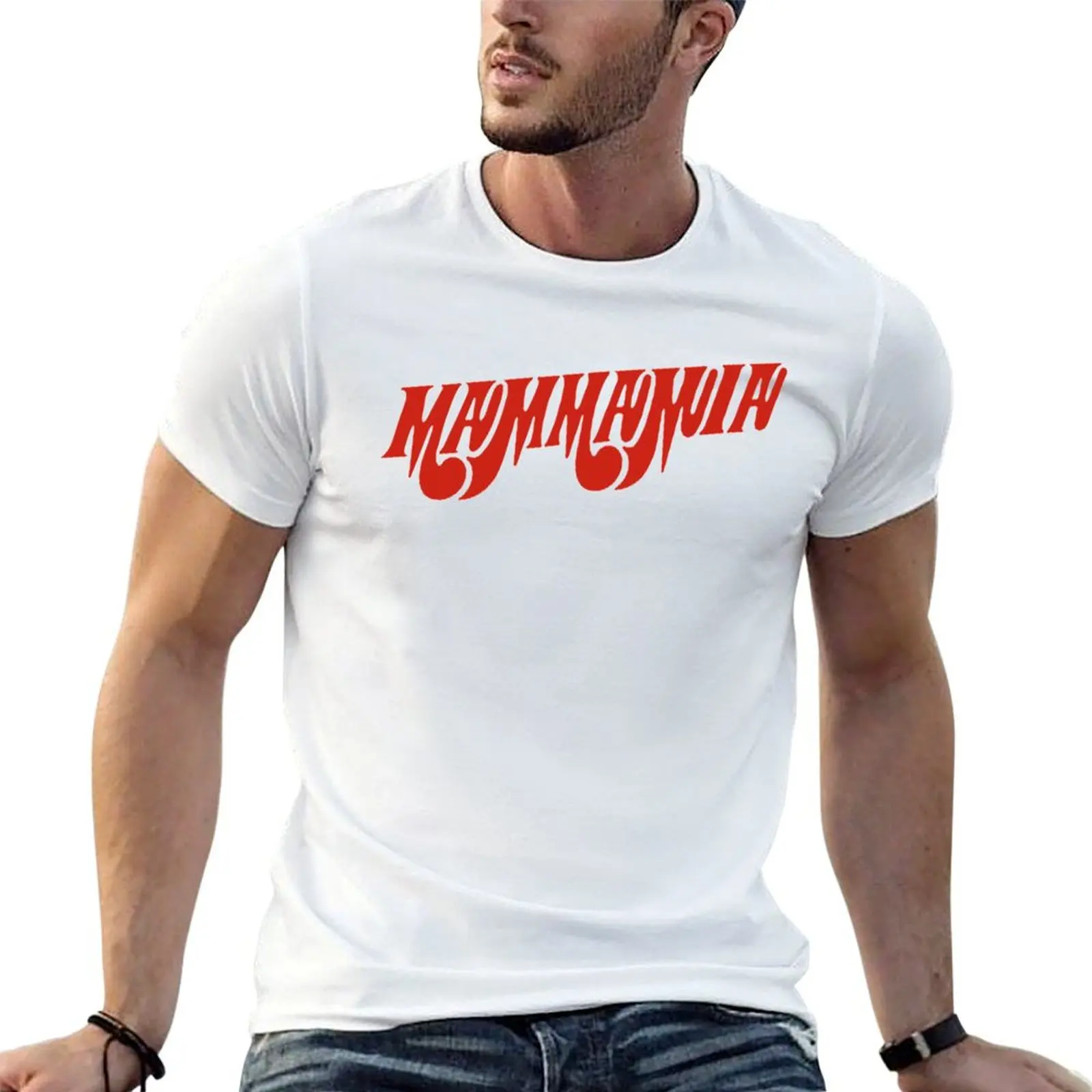 

Mammamia Mneskin Maneskin Single Logo T-Shirt cotton t shirts high quality t shirts designer T-Shirt