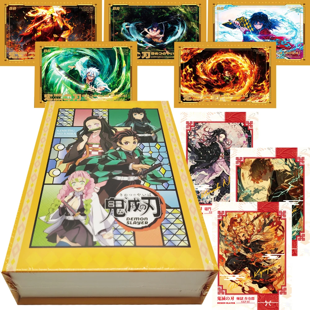 

Demon Slayer Collection Cards Ink Wash Style Unique Visual Arts Popular Anime Characters Exquisite Craftsmanship Cards Kid Gift