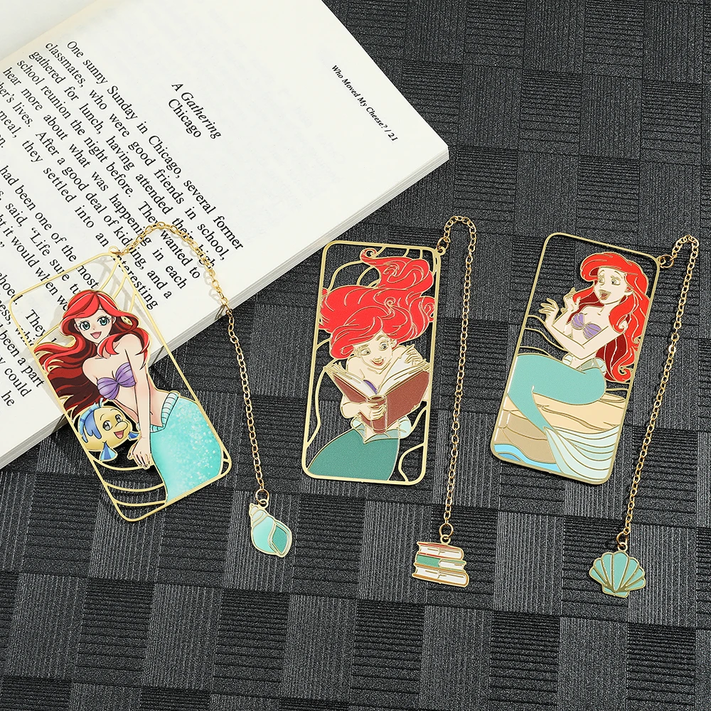 Marcapáginas de Metal de colección para fanáticos de niñas, marcapáginas de Anime para amantes de los libros, accesorios para mujeres, marcador de