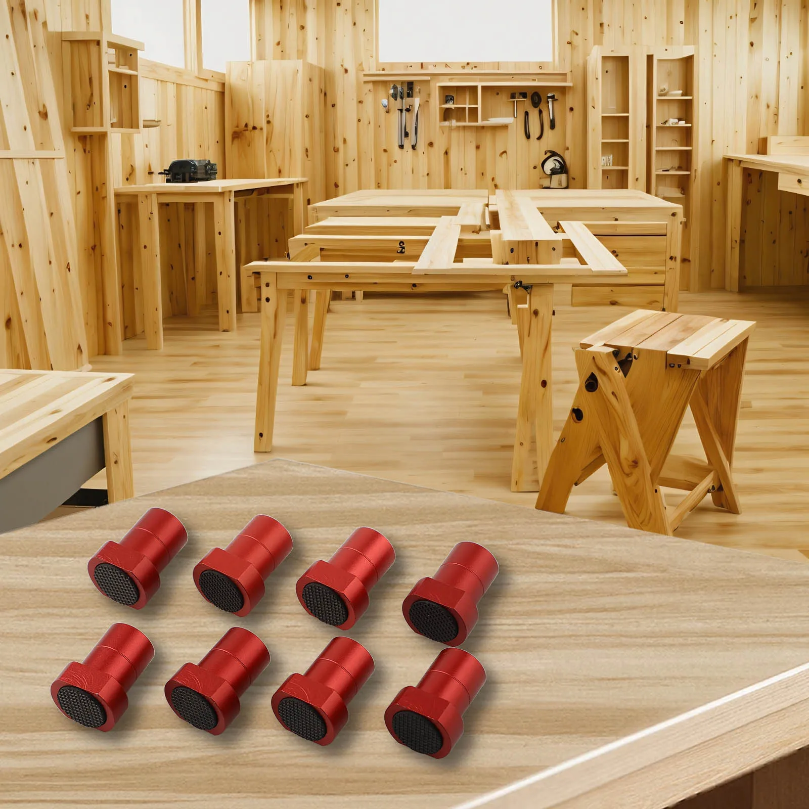 

Черные крючки для верстака из алюминиевого сплава, совместимые с отверстиями 19-20 мм, универсальные для различных задач, незаменимый инструмент для верстака.