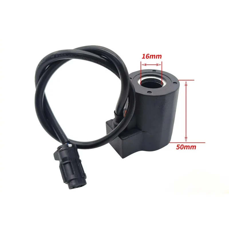 1PC For Hyundai R210-5 200-5 Travel Solenoid Valve Coil Inner Hole 16mm Excavator Parts