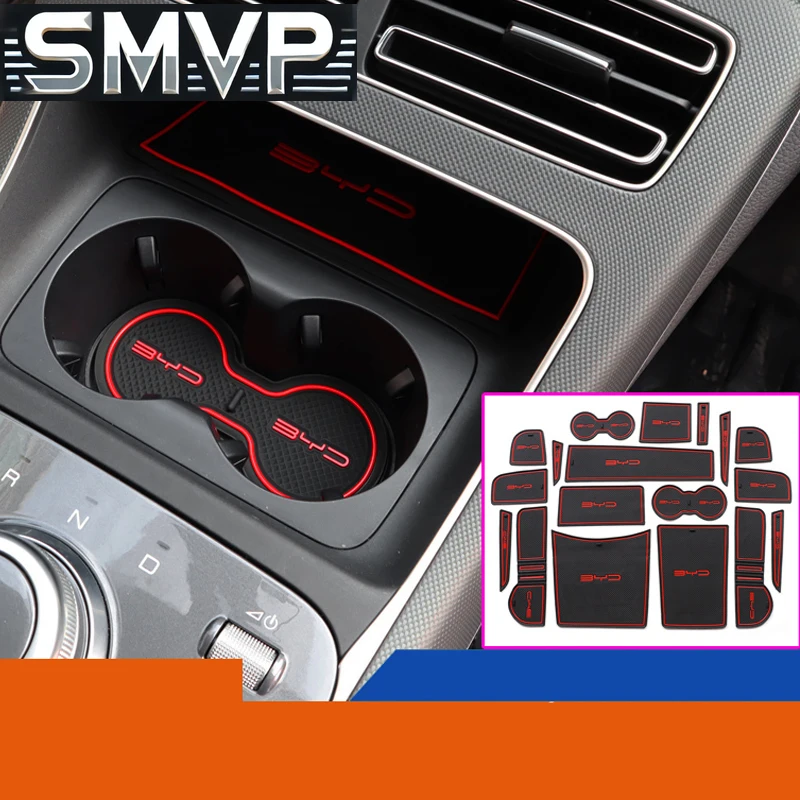 

Fit For BYD KING DMI BYD Chazor 2024 Car Interior Non-Slip Mat Door Groove Pad Rubber Gate Slot Cup Cushion Decoration Accessor