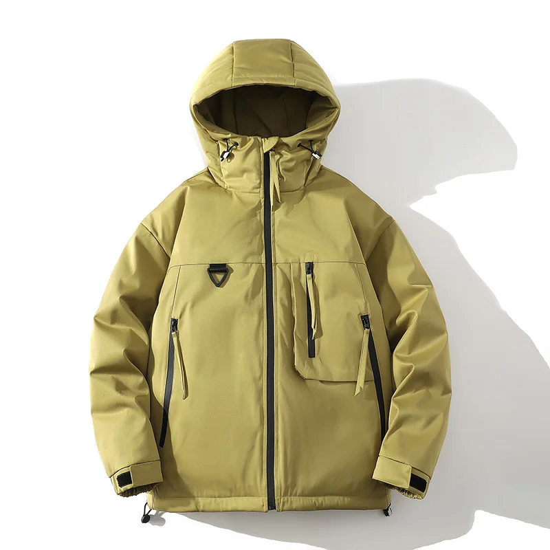 

Hooded Thick Warm Jacket Overcoat Mens Coats Top Quality Winter Thicken New Brand Designer Casual Jacket Men Warm Cotton Coat