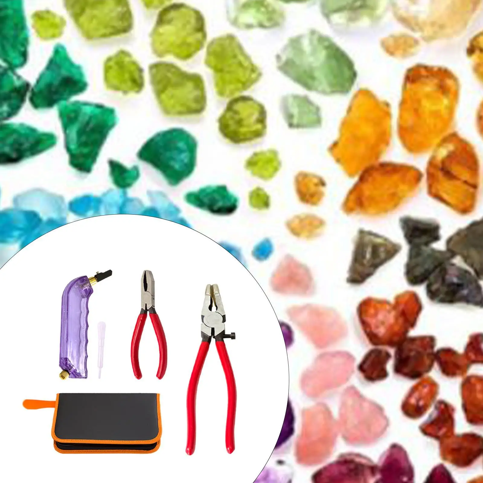 Pinza per piastrelle a mosaico Pinza per rompere il vetro per piastrelle di vetro fuso in vetro spesso