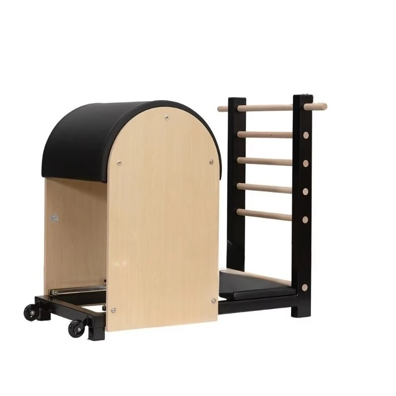

YTYIN Commercial & Home Pilates Reformer with Detachable Maple & Iron Ladder Barrel - All-in-One Studio Equipmen