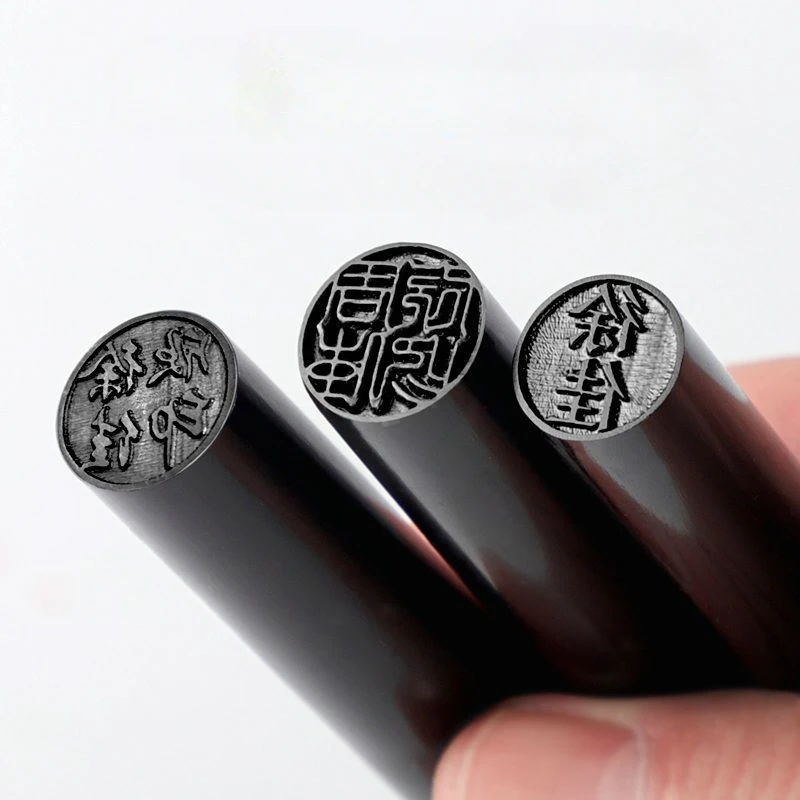 Japanese Seals Customized Stamps Ox Horn Sellos Portable Personal Chinese Calligraphy Painting Seal Chinese Name Stamps Stempel