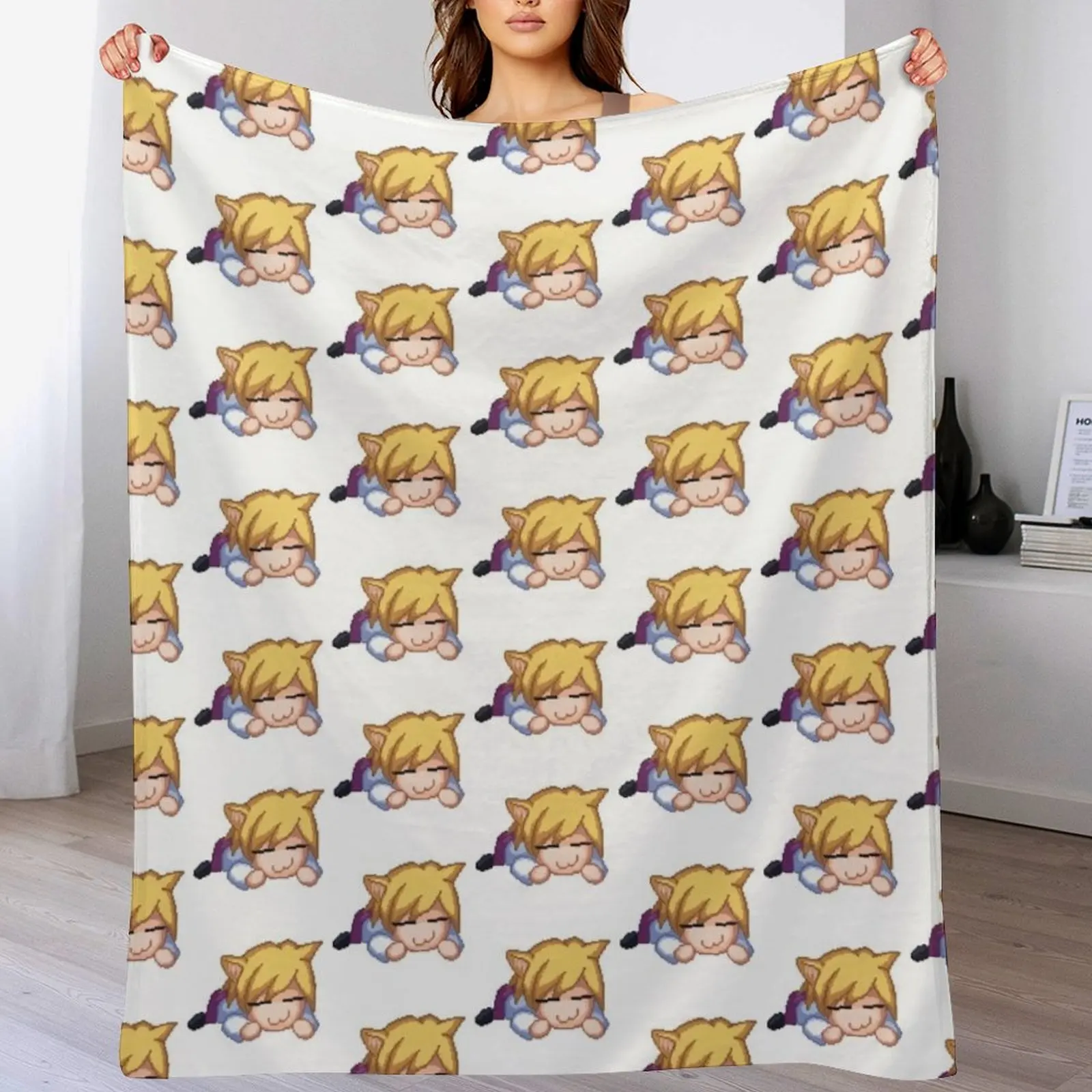 neco arc Throw Blanket Warm Accent Blanket for Living Room Decoration