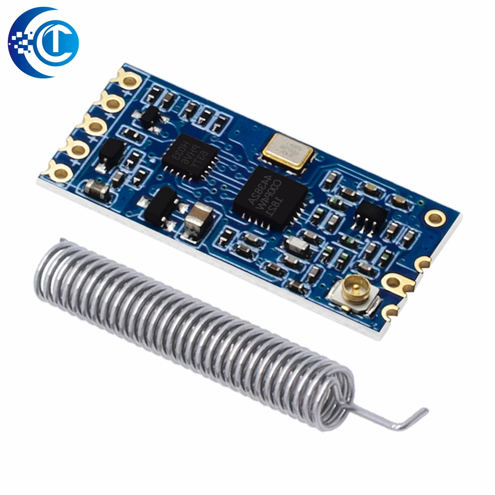 HC-12 Microcontrolador sem fio com antena, serial de longo alcance, Bluetooth, 1000M, 433, 1pc