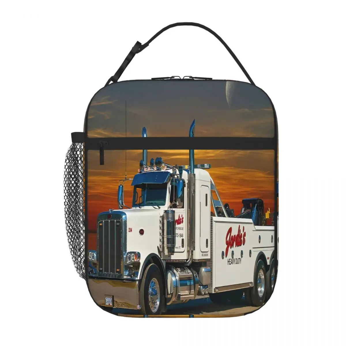 Bestselling Peterbilt Tow Truck Preppy Cooler Lunch Bag Overnight Trip Thermal Tote