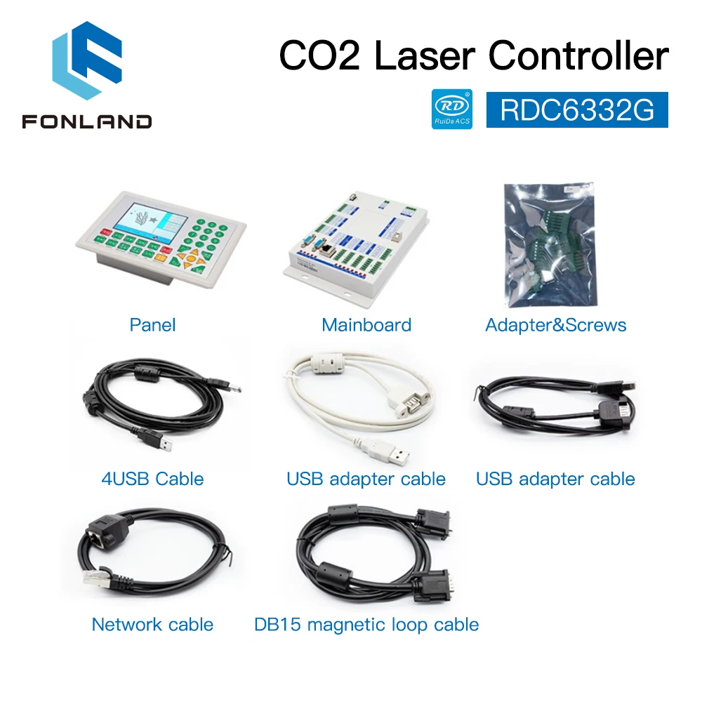 FONLAND Ruida RDC 6332G Co2 Laser DSP Controller für Laser Gravur und Schneiden Maschine RDC DSP 6332G