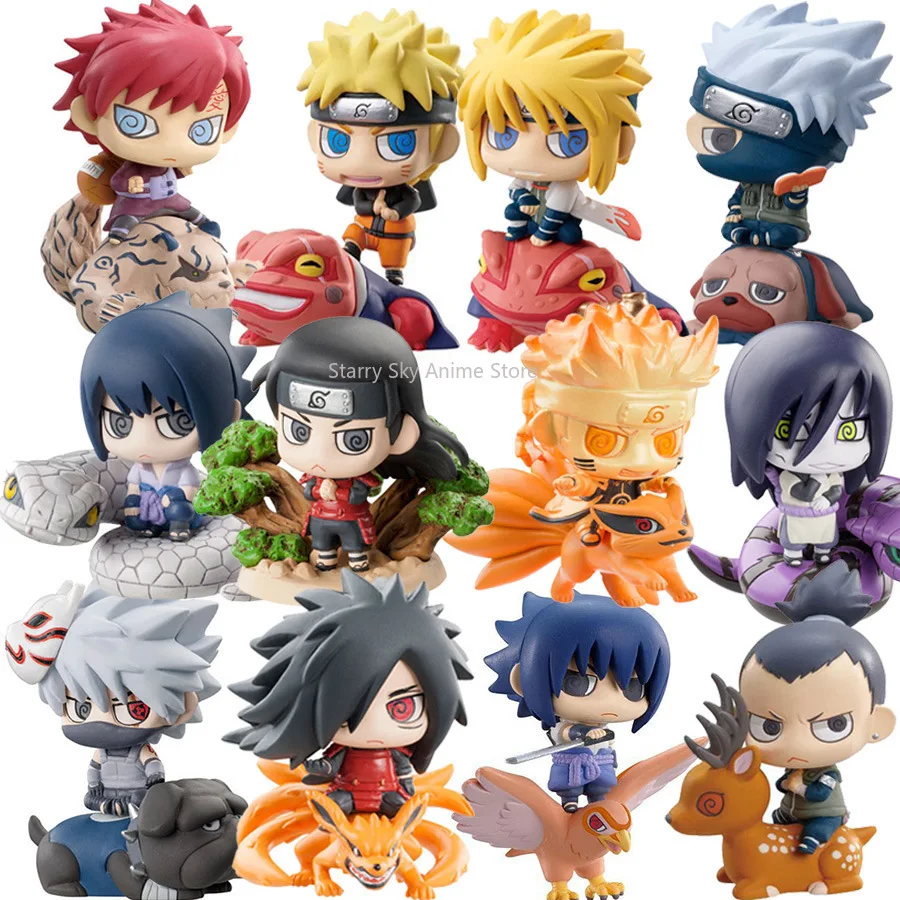 Naruto Shippuden Anime Model Figurine Sasuke Gaara POP Action Figure PVC Statue Collectible Toy Decoration Doll Hand-made Gifts