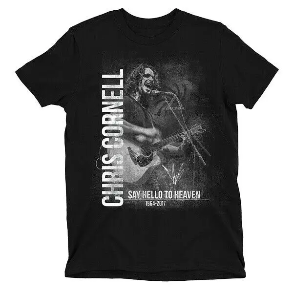 

Vintage Say Hello Chris Cornell Shirt Black Unisex S-4XL CC729