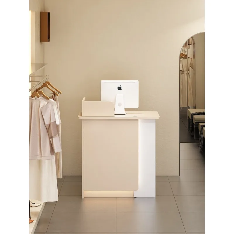 Small bar checkout page store small front desk convenience store clothing store simple bar table cashier counter reception desk