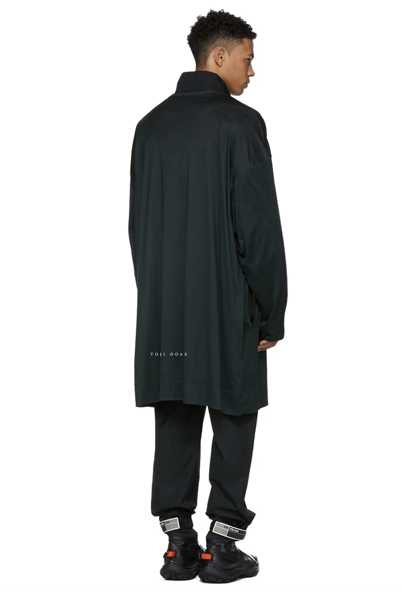 YOJI OOAK IMPRESS OVERSIZES Original Showa Beauty Portrait moletom com capuz estampado com mangas compridas soltas