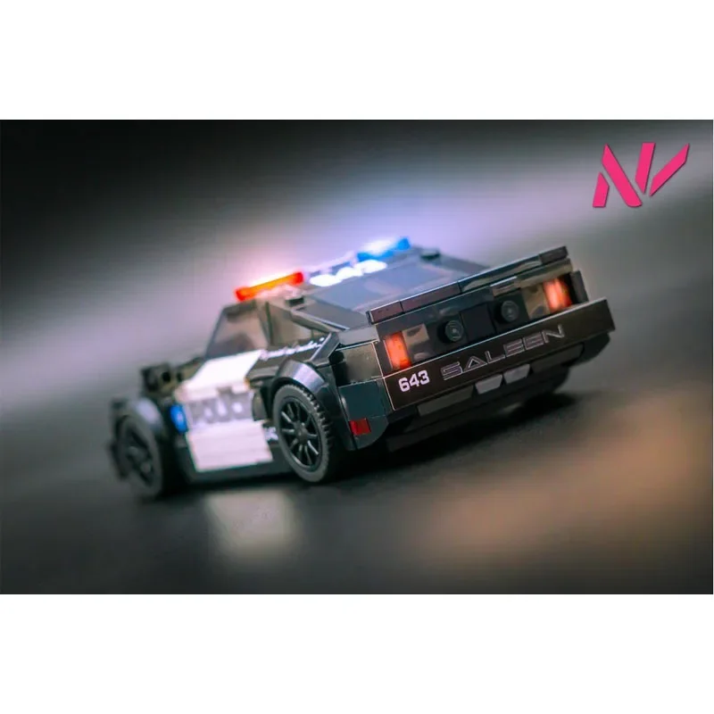 

MOC-178114Новый классический S281City Security Полицейский автомобиль Модель строительного блока361Детали, игрушка из строительного блока на день рождения для мальчиков и детей