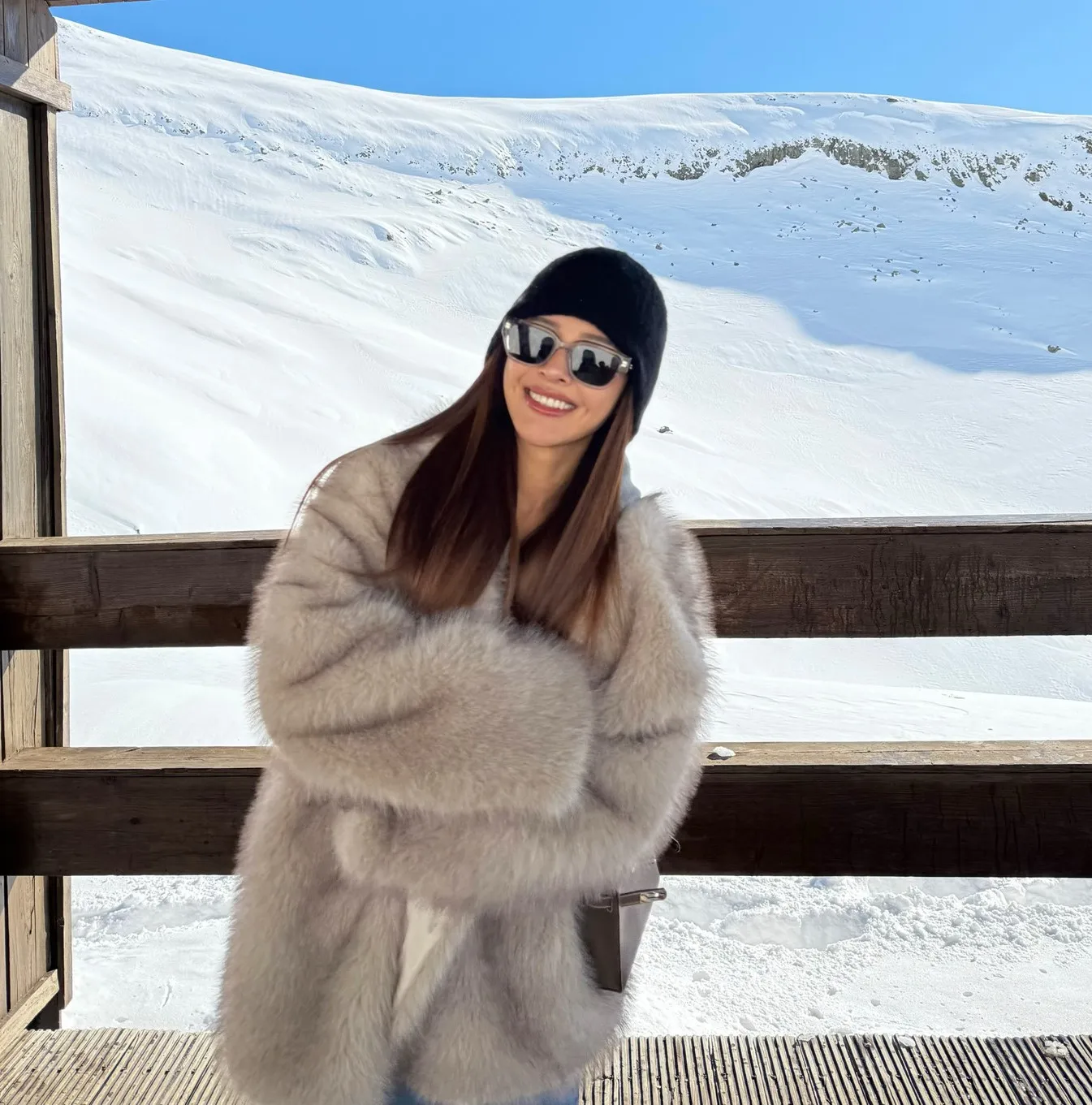 フェイクファー裏地付きコート レディース 快適なラベンダー イベント 女性 OL グラデーション染め アバンギャルド ベルト レトロ パファー ストレッチ トレンド