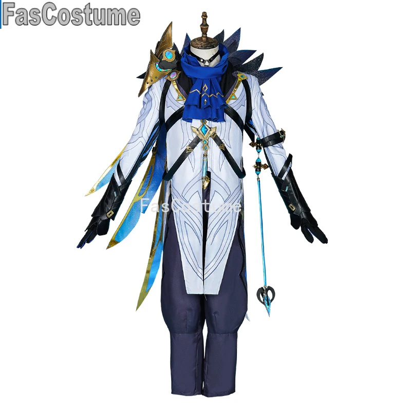 

Anime Genshin Impact Fatui Dottore Game Suit Cosplay Costume Gorgeous Uniform Halloween Carnival Party Outfit Men