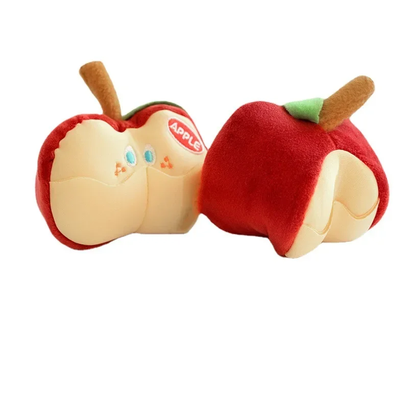 2024 Ins Fruit Series Dog Toy Apple Hidden Food Cute Squeaky Dog Toy Pet Interactive Toy Plush Non Toxic Dog Toys Stuff
