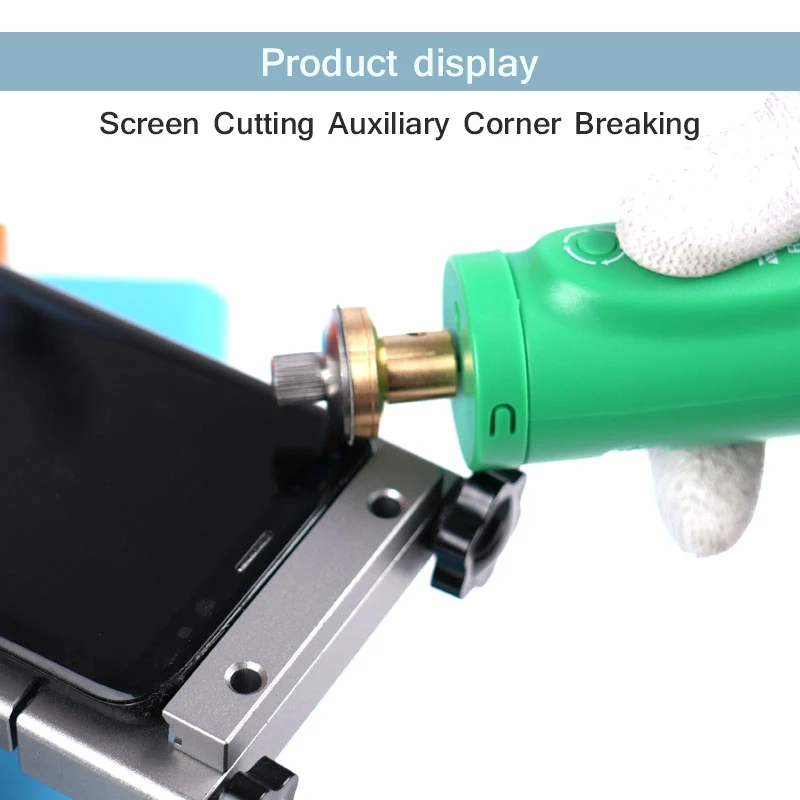 RELIFE RL-090 Screen Corners Cutters Used for Electric Glue Remover Mobile Phone Curved Screen Single/Double Cutting Head