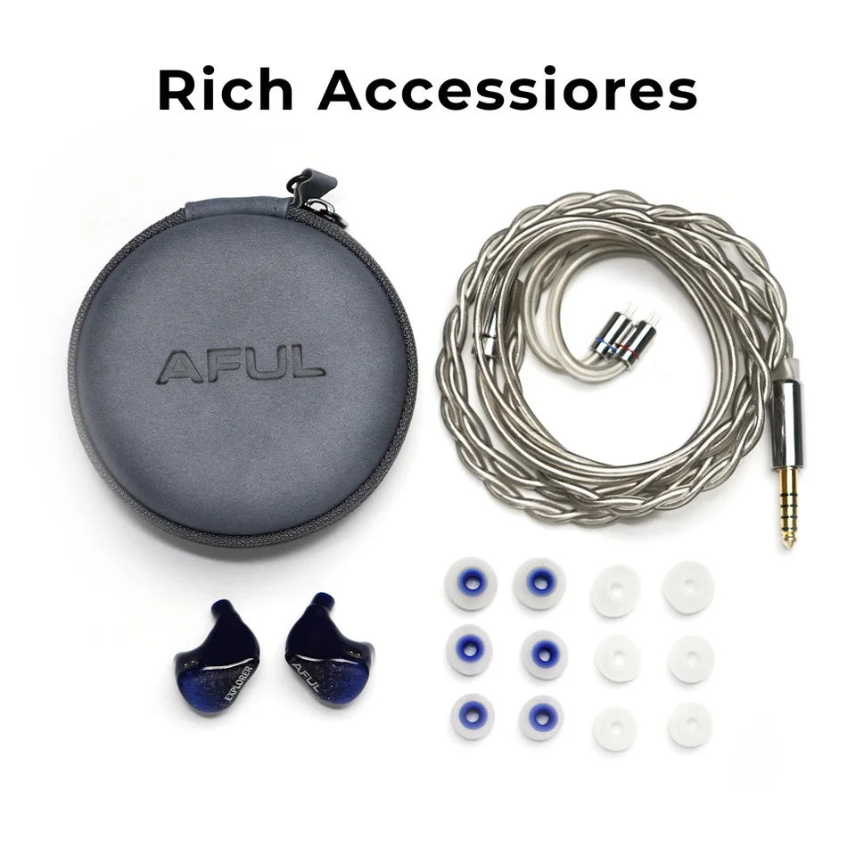 最終値下　美品　AFUL EXPLORER 1DD➕2BA 15326円 HiFiGo AFUL Explorer 有線ハイブリッドイヤホン 1DD+2BA ハイブリッド