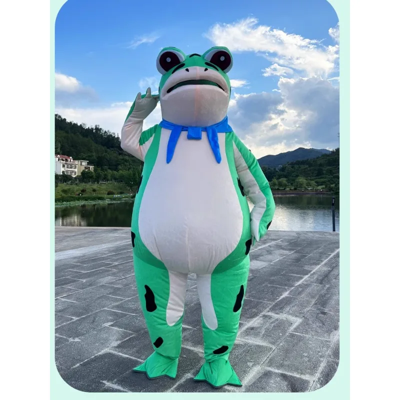 Lonely and Widow Frog Doll Clothes, Toad Man Wearing Adult Cartoon, Customized Stall Selling Puppy Inflatable Performance Clothi