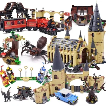 2024 brick city creative medieval magic castle series school architecture palace model building blocks gifts children assembly toys