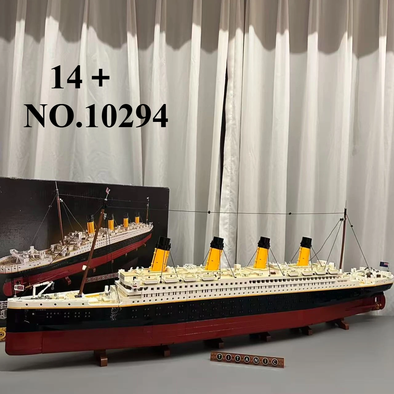 10294 acessórios para casa 99023 peças, acessórios grandes para navio de cruzeiro, aniversário infantil, presentes de natal, ornamento de mesa