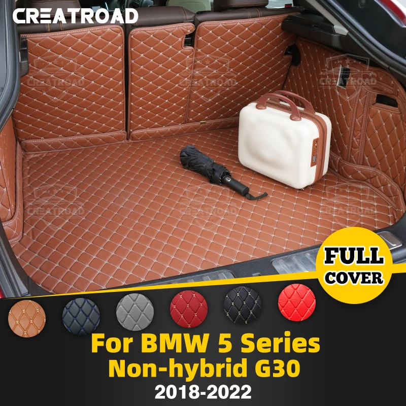 

CREATROAD For BMW 5 Series Non-hybrid G30 2018-2022 2021 2020 Auto Full Coverage Trunk Mat Car Cargo Liner Interior Accessories