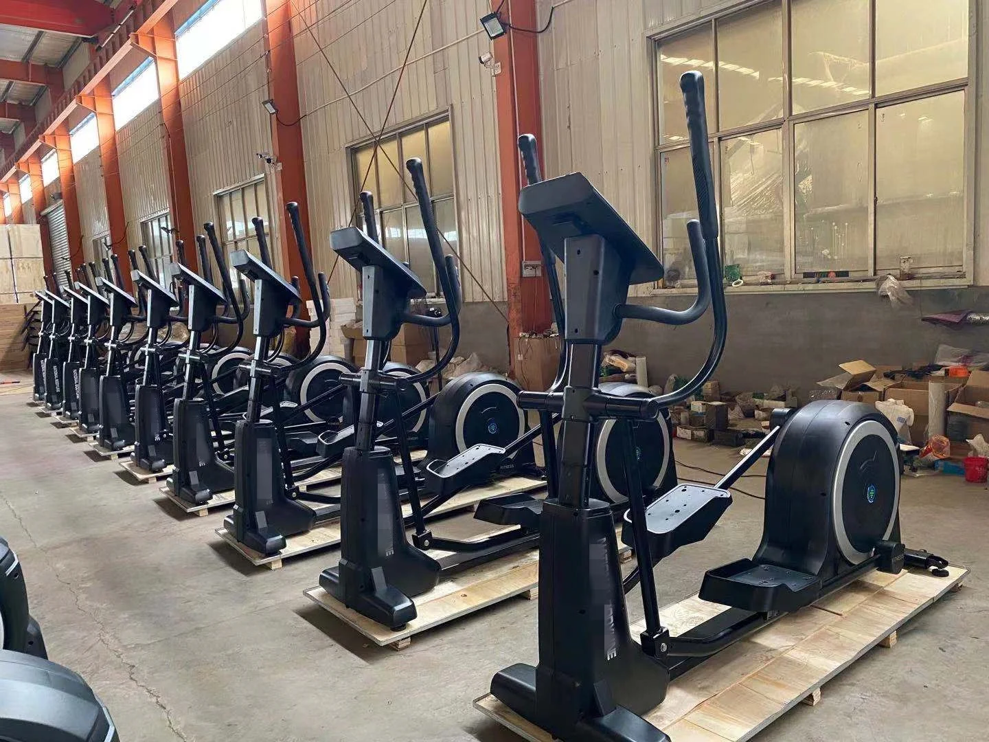 

Professional Steel Elliptical Trainer Commercial Gym Core Bodybuilding Fitness Machine