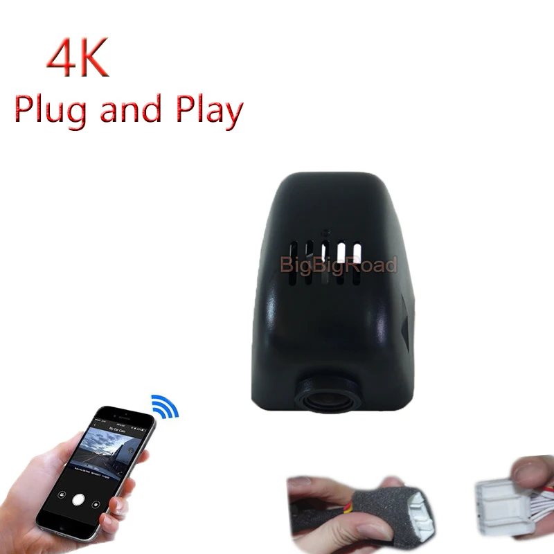 

4K 2160P Plug And Play For Audi A6L A4L Q5 Q7 A4L TT A8 2010 2011 2012 2013 Car Wifi DVR Driving Video Recorder Dashing Camera