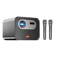 Byintek R90 Rock Portable Android 11 Smart Mini LED WIFI DLP 8K Full HD 3D 1080P 4K Projector for Home Theater Party Camping