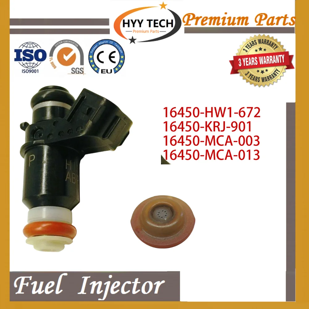 

4Pcs 16450-HW1-672 Factory Wholesale Standard Engine Spare Parts Fuel Injector 16450-HW1-672 For Honda Aquatrax 16450-KRJ-90