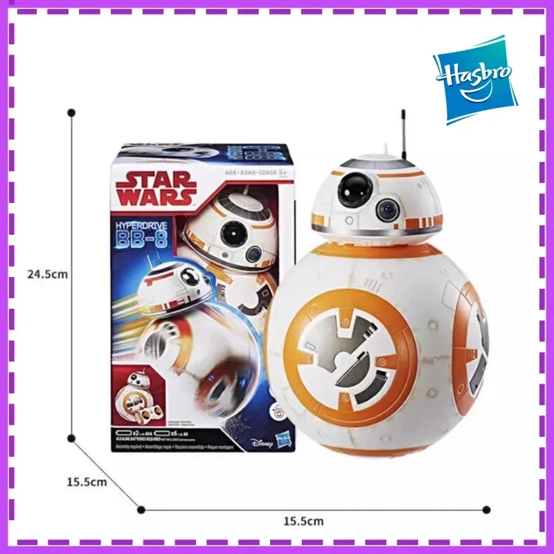 Hasbro Anime Star Wars Hyperdrive BB-8 inteligentna wersja prezenty dla dzieci lub kolekcja oryginalne modele postaci zabawki