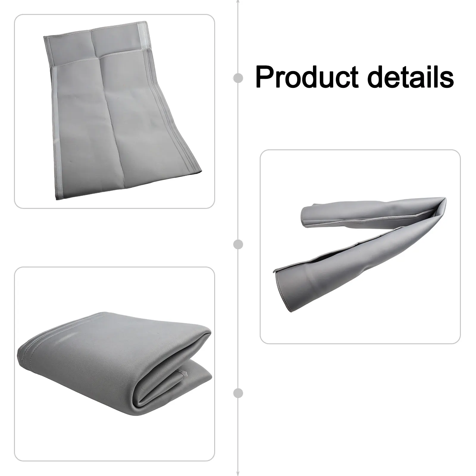 For Indoor Air Conditioning 150*54cm Conditioner Hose Cover Easy To Install Light Gray Protect Air Conditioner Hose